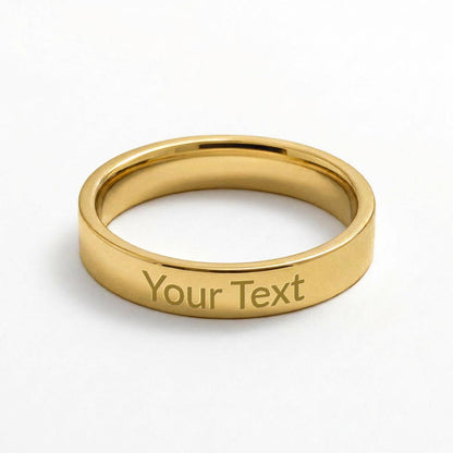 Bague Femme Gravée Personnalisée