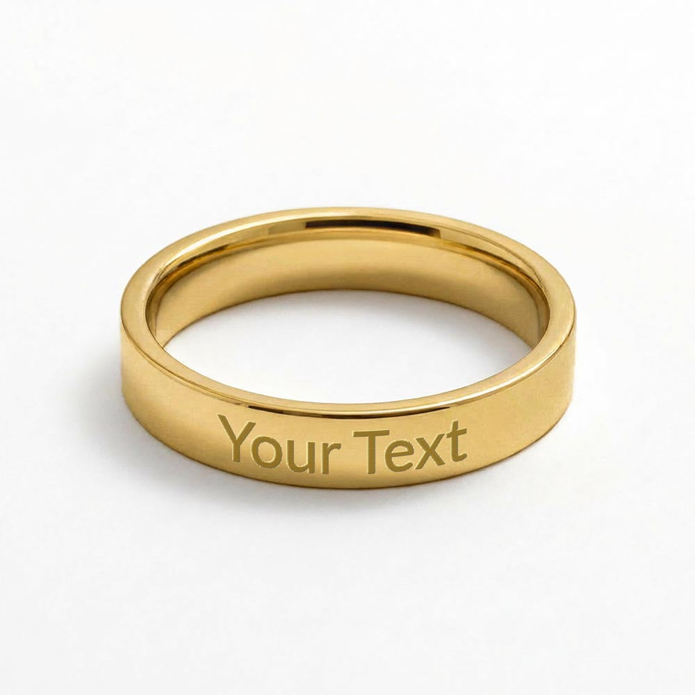 Bague Femme Gravée Personnalisée