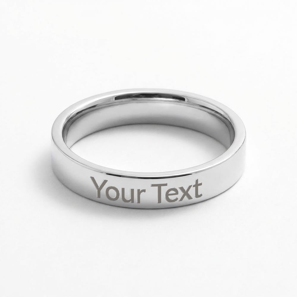 Bague Femme Gravée Personnalisée