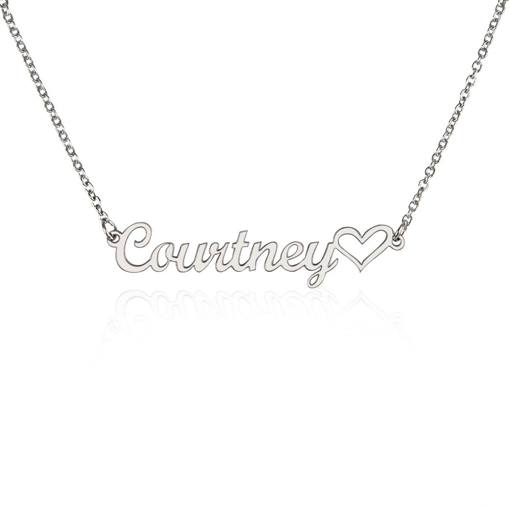 Collier Cœur Prénom Personnalisé