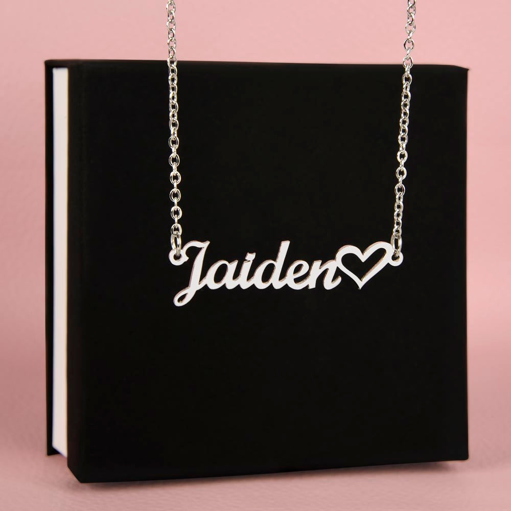 Collier Cœur Prénom Personnalisé