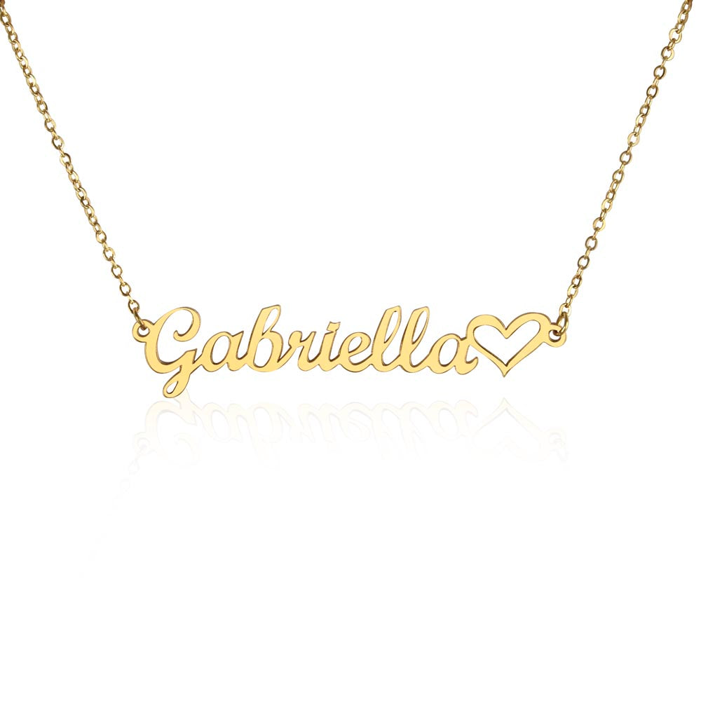 Collier Cœur Prénom Personnalisé