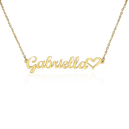 Collier Cœur Prénom Personnalisé