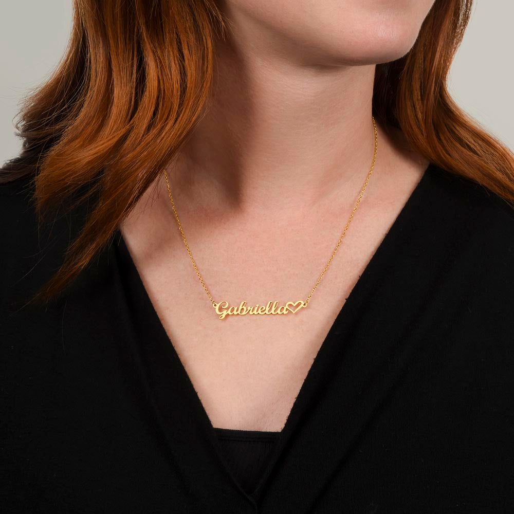 Collier Cœur Prénom Personnalisé