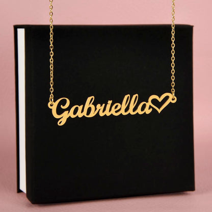 Collier Cœur Prénom Personnalisé