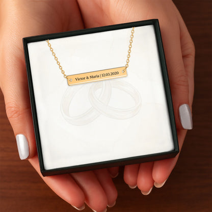 Collier Barre Horizontale