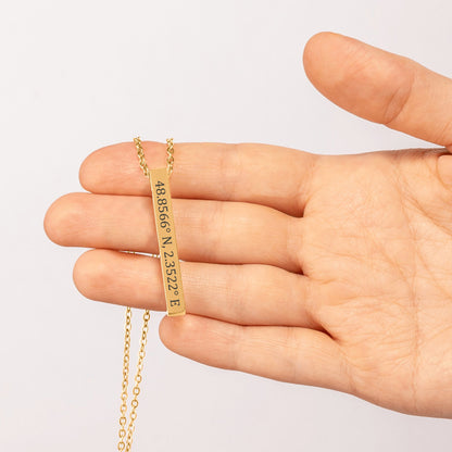 Collier Barre 3D